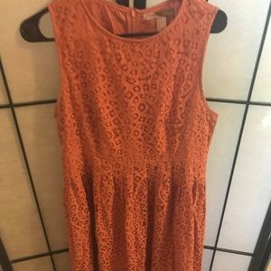 Dusty Rose Lace Dress